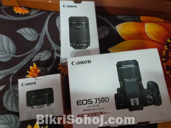 Canon 750 d,50mm prime lens